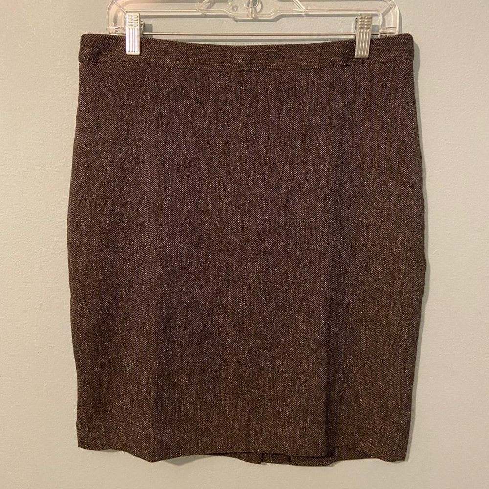 LOFT herringbone skirt--NWT!